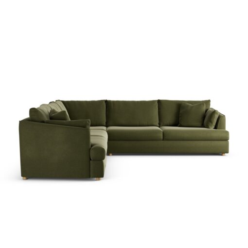 Habitat Holmfirth Reversible Corner Sofa -Moss Green