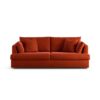 Habitat Holmfirth Velvet 3 Seater Sofa Bed - Orange