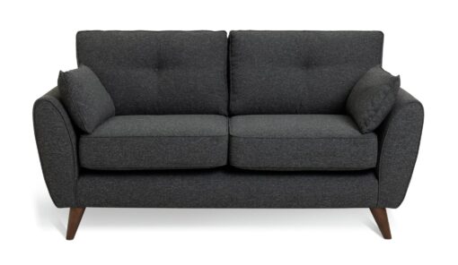 Habitat Iris Fabric 2 Seater Sofa - Charcoal