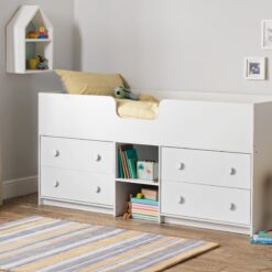 Habitat Jackson Mid Sleeper Bed - White