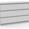 Habitat Jenson 3+3 Drawer Chest - Matt White