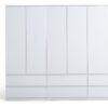 Habitat Jenson 5 Door Wardrobe - White