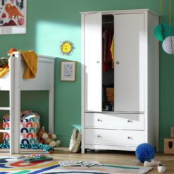 Habitat Kids Brooklyn 2 Door 2 Drawer Wardrobe - White