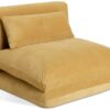 Habitat Lexi Fabric Chair Bed - Camel