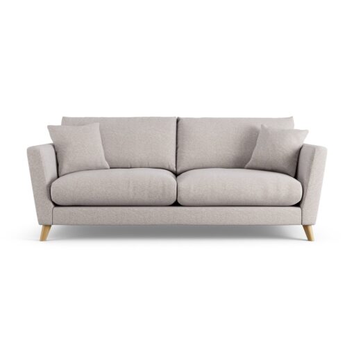 Habitat Lomond Fabric 4 Seater Sofa - Natural - Ash Leg