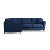 Habitat Lomond Left Hand Corner Sofa - Navy - Dark Leg