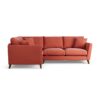 Habitat Lomond Left Hand Corner Sofa - Papaya - Dark Leg