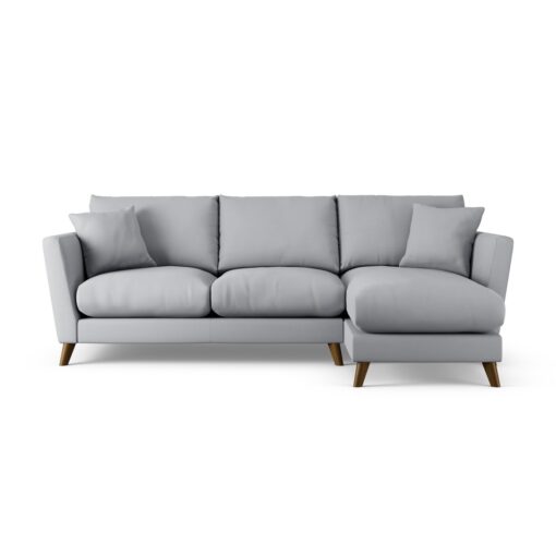 Habitat Lomond Right Hand Corner Sofa - Grey - Dark Leg