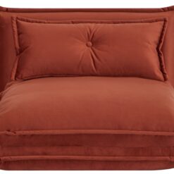 Habitat Lottie Fabric Chair Bed - Rust