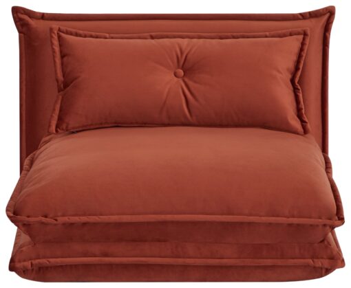 Habitat Lottie Fabric Chair Bed - Rust