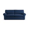 Habitat Molton Fabric 3 Seater Sofabed - Navy