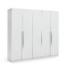 Habitat Munich 5 Door Wardrobe - White