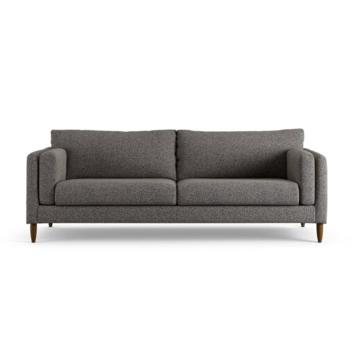 Habitat Newington Fabric 4 Seater Sofa - Charcoal-Dark Leg