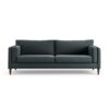 Habitat Newington Fabric 4 Seater Sofa - Charcoal-Dark Leg