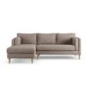 Habitat Newington Left Hand Corner Sofa - Mocha - Ash Leg