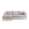 Habitat Newington Left Hand Corner Sofa - Natural - Ash Leg