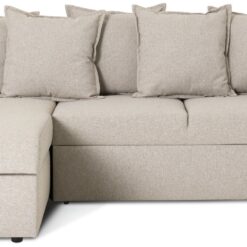 Habitat Oxford Left Hand Chaise Sofa Bed - Stone