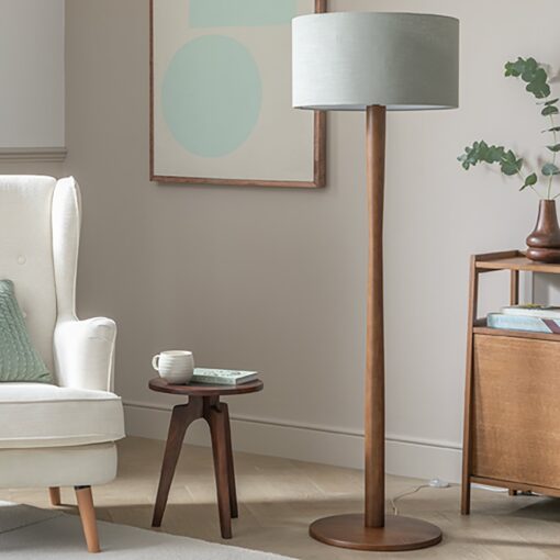 Habitat Pole Floor Lamp Base - Walnut