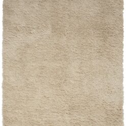 Habitat Recycled Cosy Plain Shaggy Rug - 200x290cm - Ivory