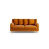 Habitat Swift Fabric 2 Seater Sofa - Oranges - Ash Leg