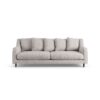 Habitat Swift Fabric 3 Seater Sofa - Natural - Dark Leg