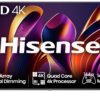 Hisense 75Inch 75E7KQTUK PRO Smart 4K HDR QLED Freeview TV