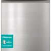 Hisense HS622E90XUK Full Size Dishwasher - Stainless Steel