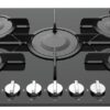 Hotpoint FTGHG 751 D/H BK Gas Hob - Black