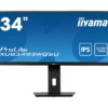 IIYAMA ProLite XUB3493WQSU-B5 Wide Quad HD 34" IPS LCD Monitor - Black, Black