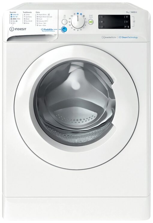 Indesit BWE91496XWVUK 9KG 1400 Spin Washing Machine - White