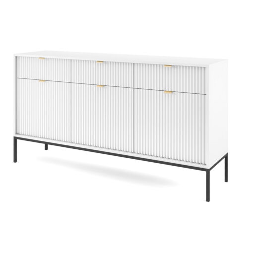 Iwona 154Cm Wide 3 Drawer Sideboard