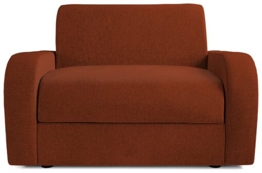 Jay-Be Deco Fabric Love Chair Sofa Bed - Orange