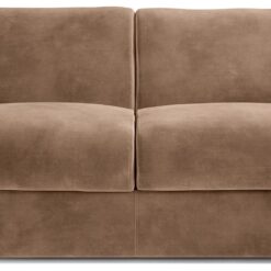 Jay-Be Deco Velvet 2 Seater Sofa Bed - Beige