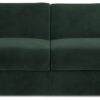 Jay-Be Deco Velvet 3 Seater Sofa Bed - Dark Green