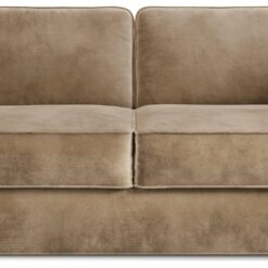 Jay-Be Elegance Velvet 2 Seater Sofa Bed - Beige