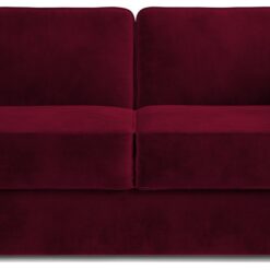 Jay-Be Elegance Velvet 2 Seater Sofa Bed - Burgundy