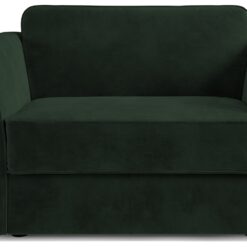 Jay-Be Elegance Velvet Cuddle Chair Sofa Bed - Dark Green