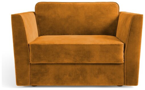 Jay-Be Elegance Velvet Cuddle Chair Sofa Bed - Gold