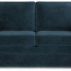 Jay-Be Heritage Velvet 2 Seater Sofa Bed - Ink Blue