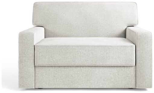 Jay-Be Linea Fabric Cuddle Chair Sofa Bed - Light Grey