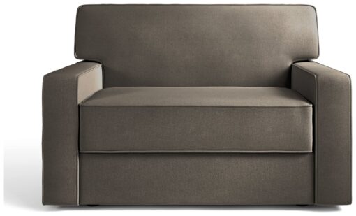 Jay-Be Linea Fabric Cuddle Chair Sofa Bed - Pewter