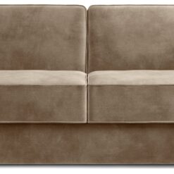 Jay-Be Linea Velvet 3 Seater Sofa Bed - Beige