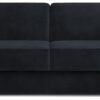 Jay-Be Linea Velvet 3 Seater Sofa Bed - Charcoal