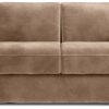 Jay-Be Slim Velvet 2 Seater Sofa Bed - Beige