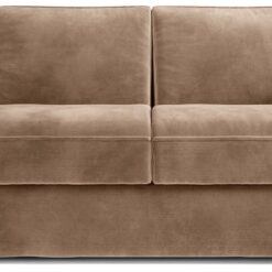 Jay-Be Slim Velvet 2 Seater Sofa Bed - Beige