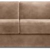 Jay-Be Slim Velvet 3 Seater Sofa Bed - Beige