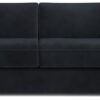 Jay-Be Slim Velvet 3 Seater Sofa Bed - Charcoal