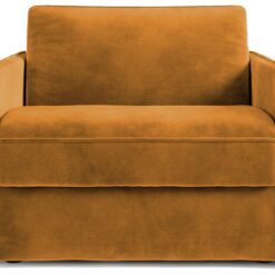 Jay-Be Slim Velvet Cuddle Chair Sofa Bed - Gold