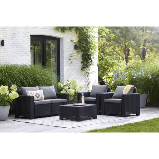 Keter California 4 Seater Outdoor Garden Furniture Lounge set