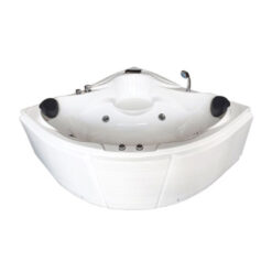 Las Vegas Whirlpool Corner Bath Tub 150 x 150 cm , Hot Tub Bath Spa Taps